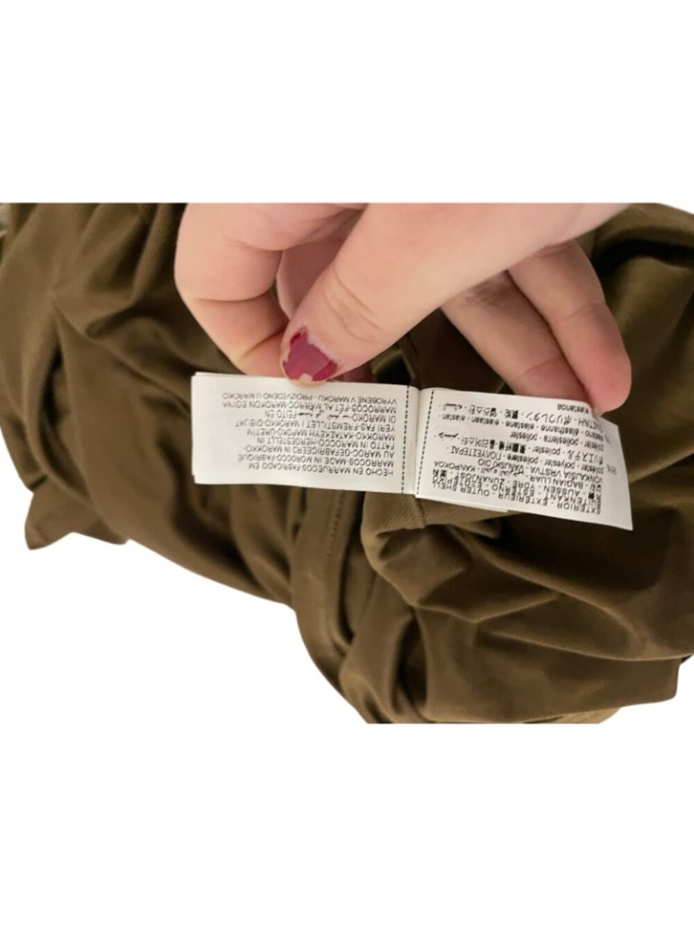 Zara Womens Floral Print Midi Dress Small Brown Scarf Neck Detail 8220/112 NWT - Picture 10 of 14